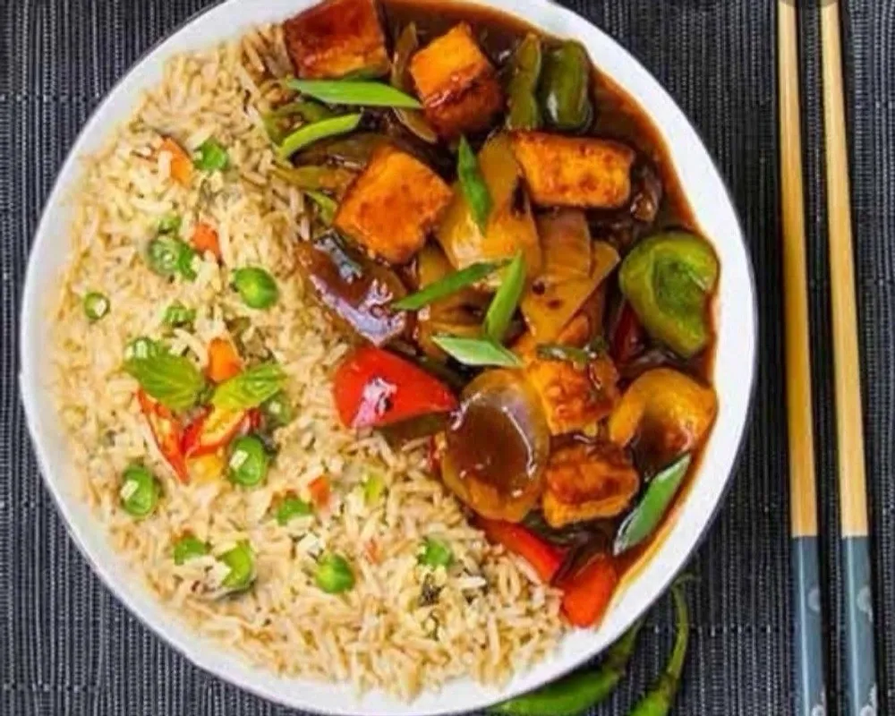 Chilli Paneer Fried Rice
