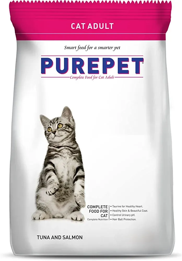 Purepet Adult Cat Dry Food - Tuna & Salmon 40 g