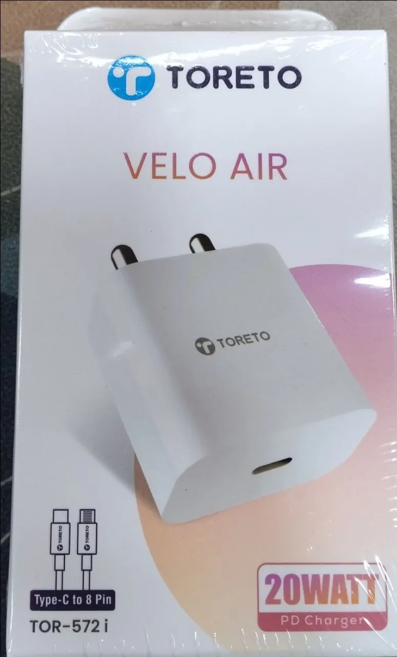 Toreto Velo Air PD Charger For I Phone