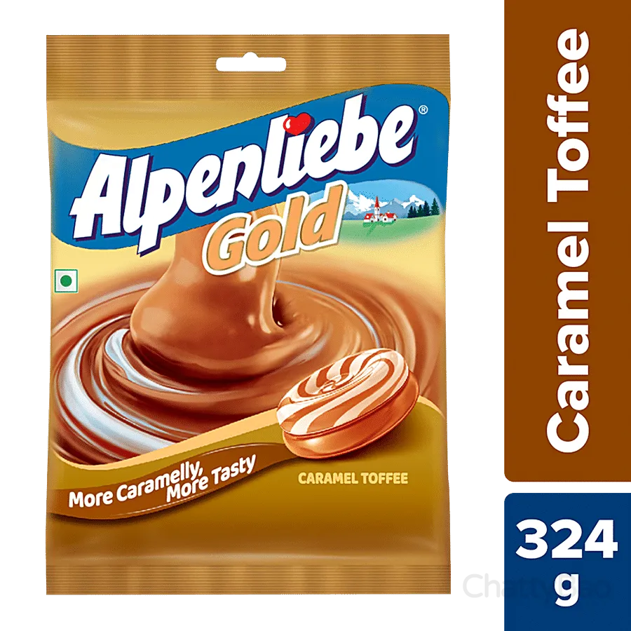 Alpenliebe Gold Cream Strawberry Candy 324 g