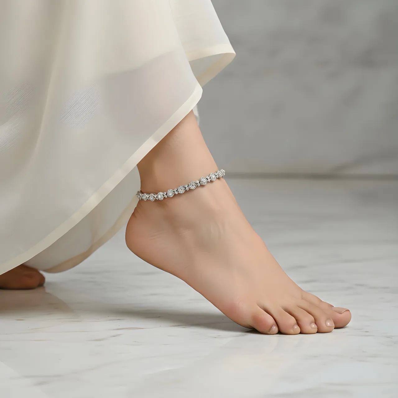 Crystal Anklets