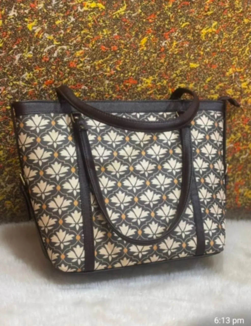 Floral Print Handbag