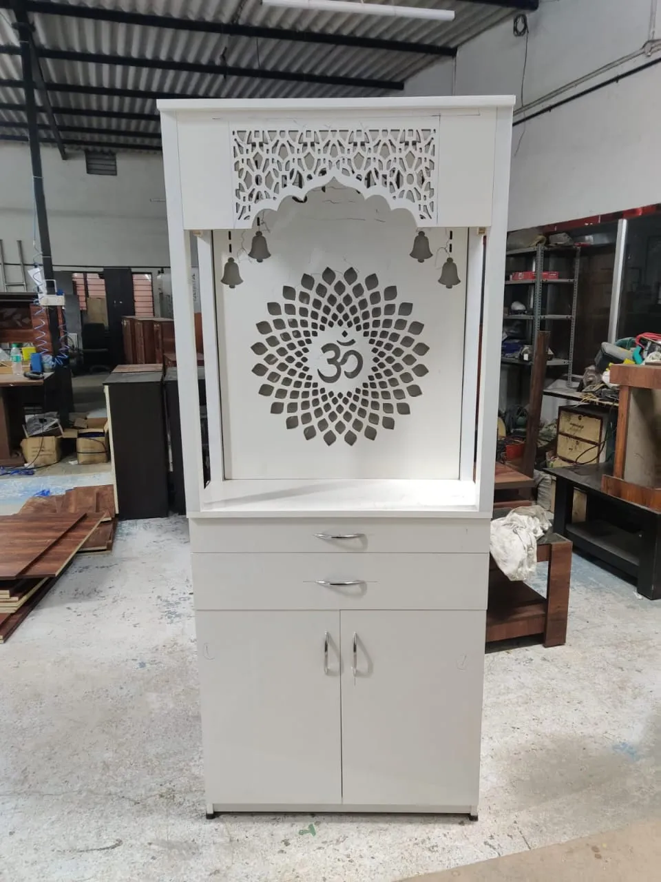 Wooden Mandir Cabinet
