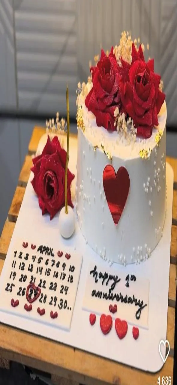 Anniversary Special White Forest Cake