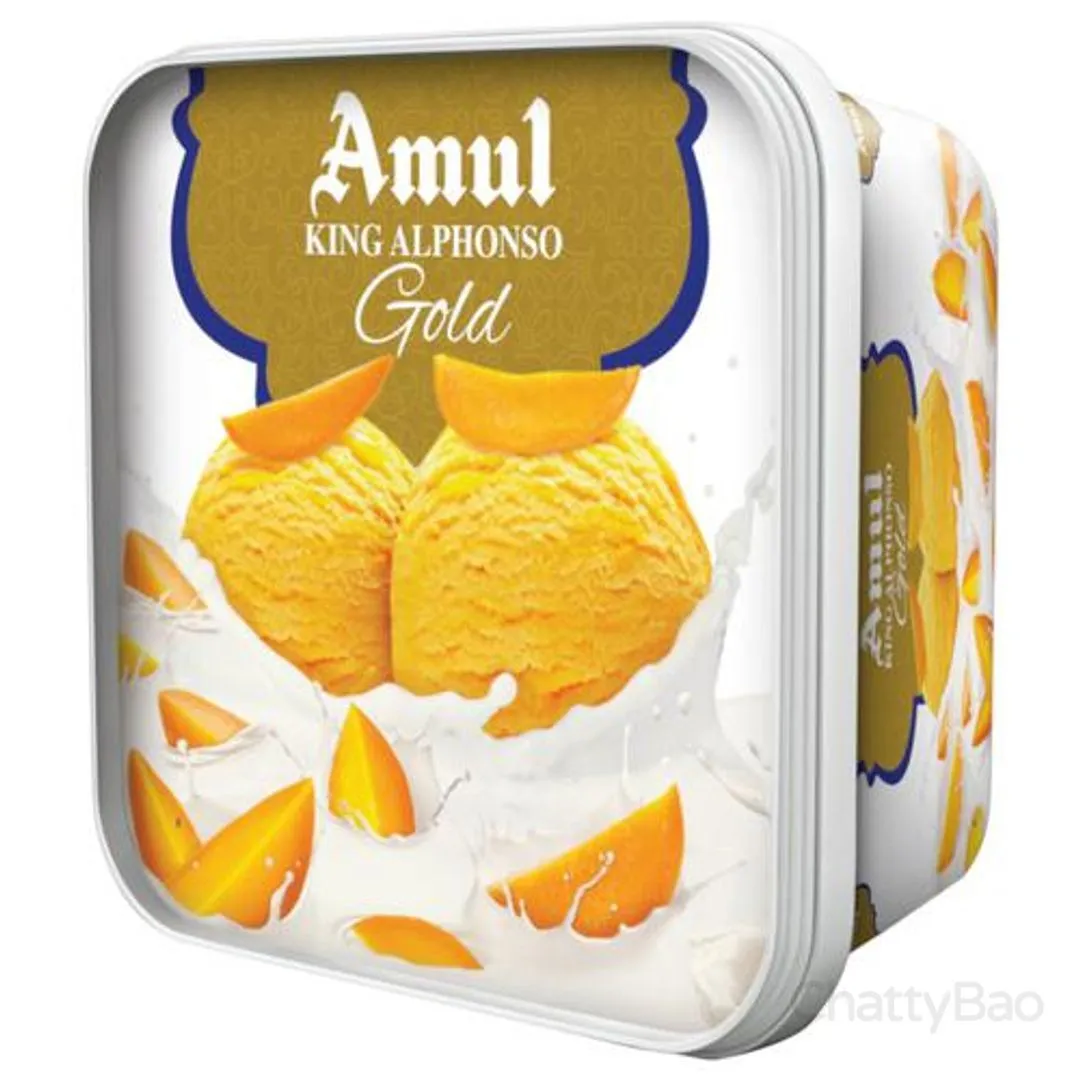 Amul King Alphonso Gold Ice Cream 1 L