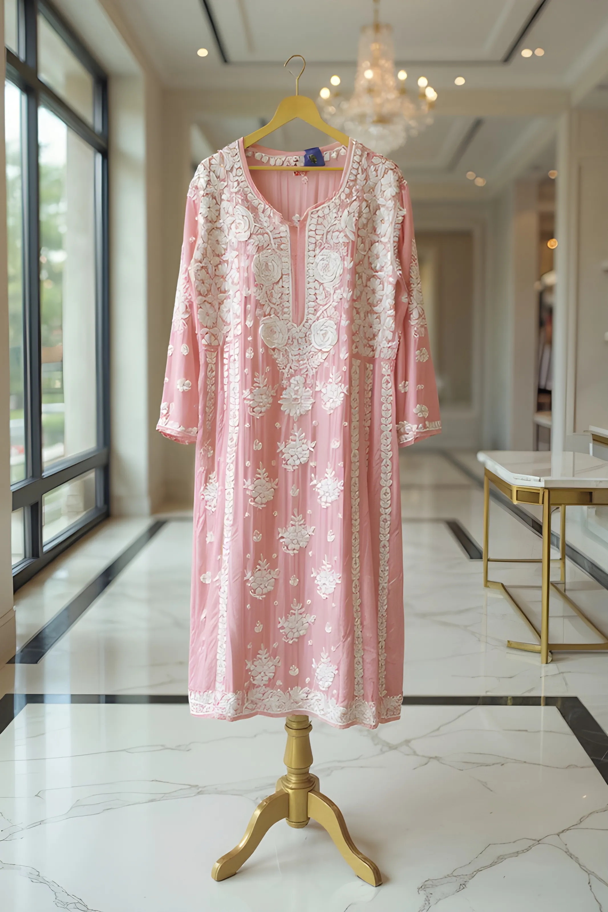 A Line Kurti 3D Work Size 42