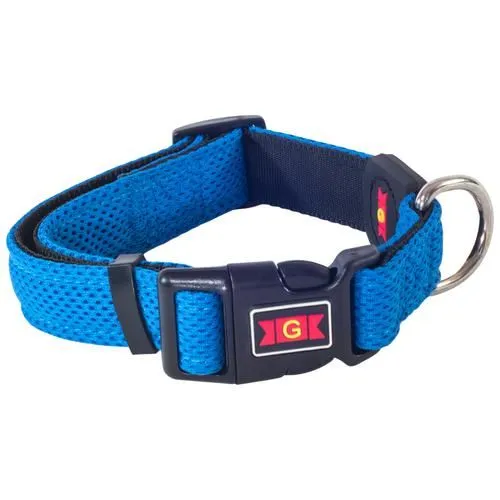 Glenand Mesh Collar Dca102 - M, Soft Nylon Cloth, Blue 1 Piece