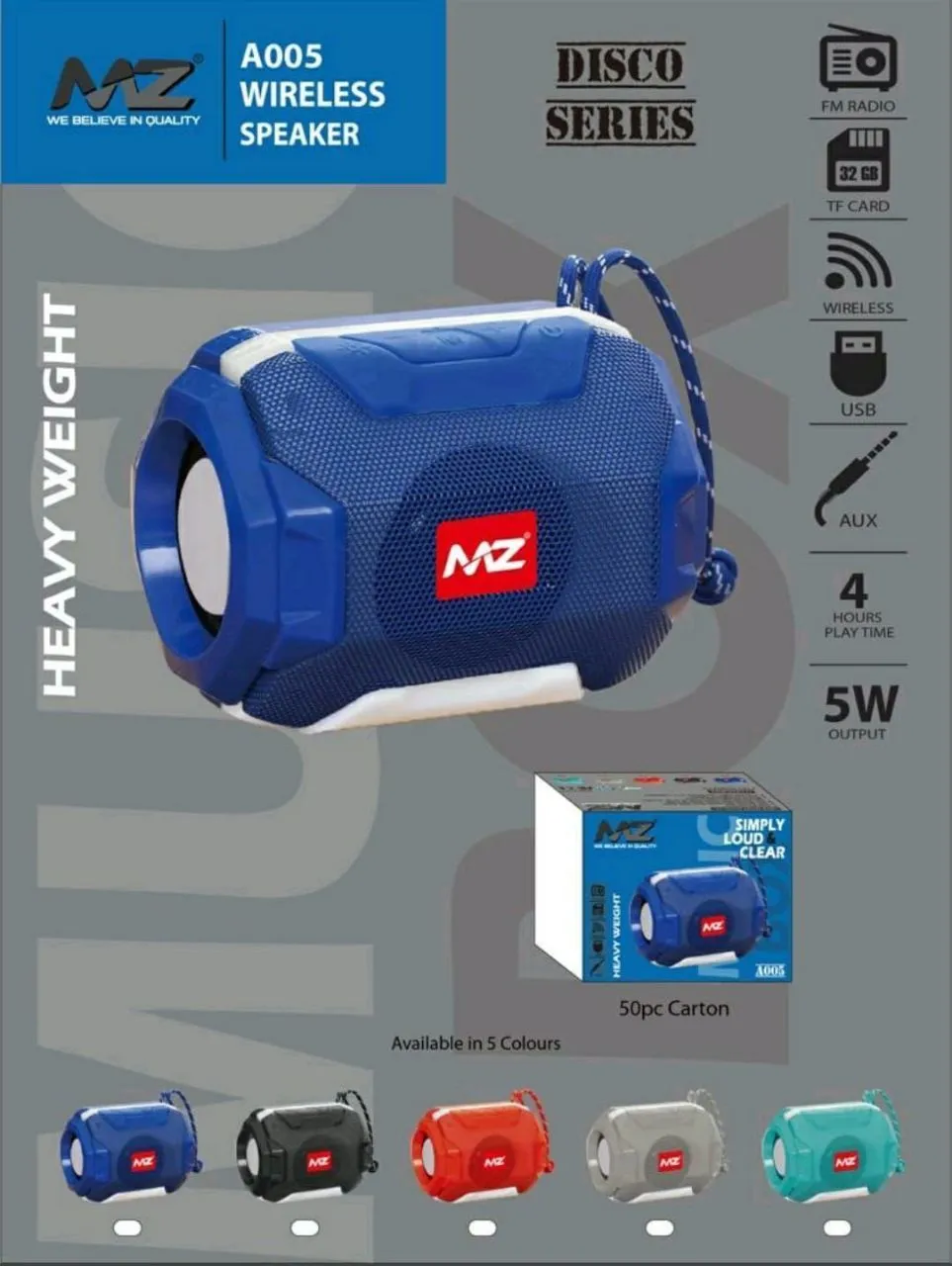 MZ A005 Wireless Speaker