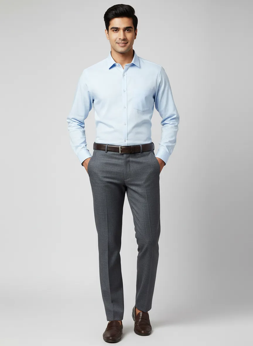 Formal Light Blue Shirt