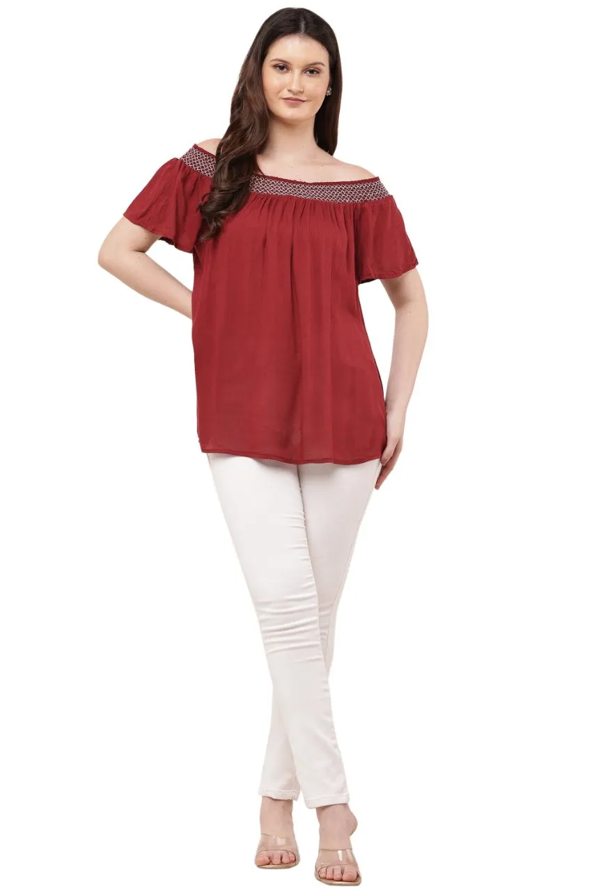Cold Shoulder Top