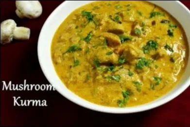 Mushroom Kurma