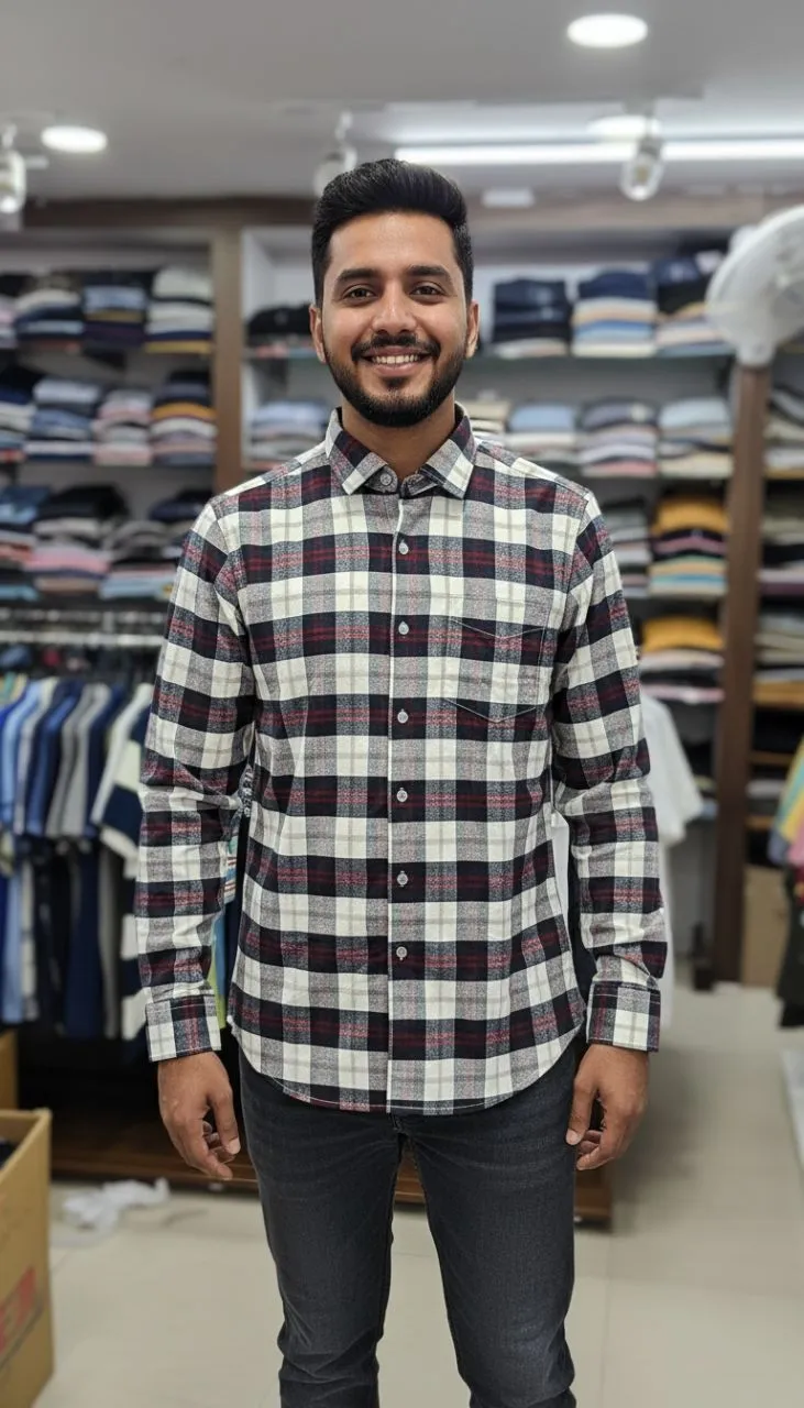 Checked Casual Shirt