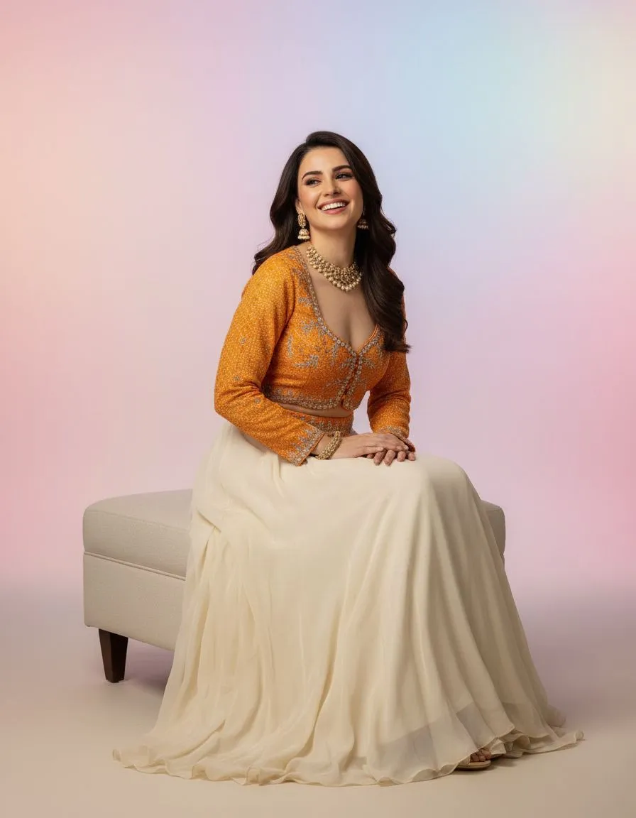 Embellished Lehenga Set view 2