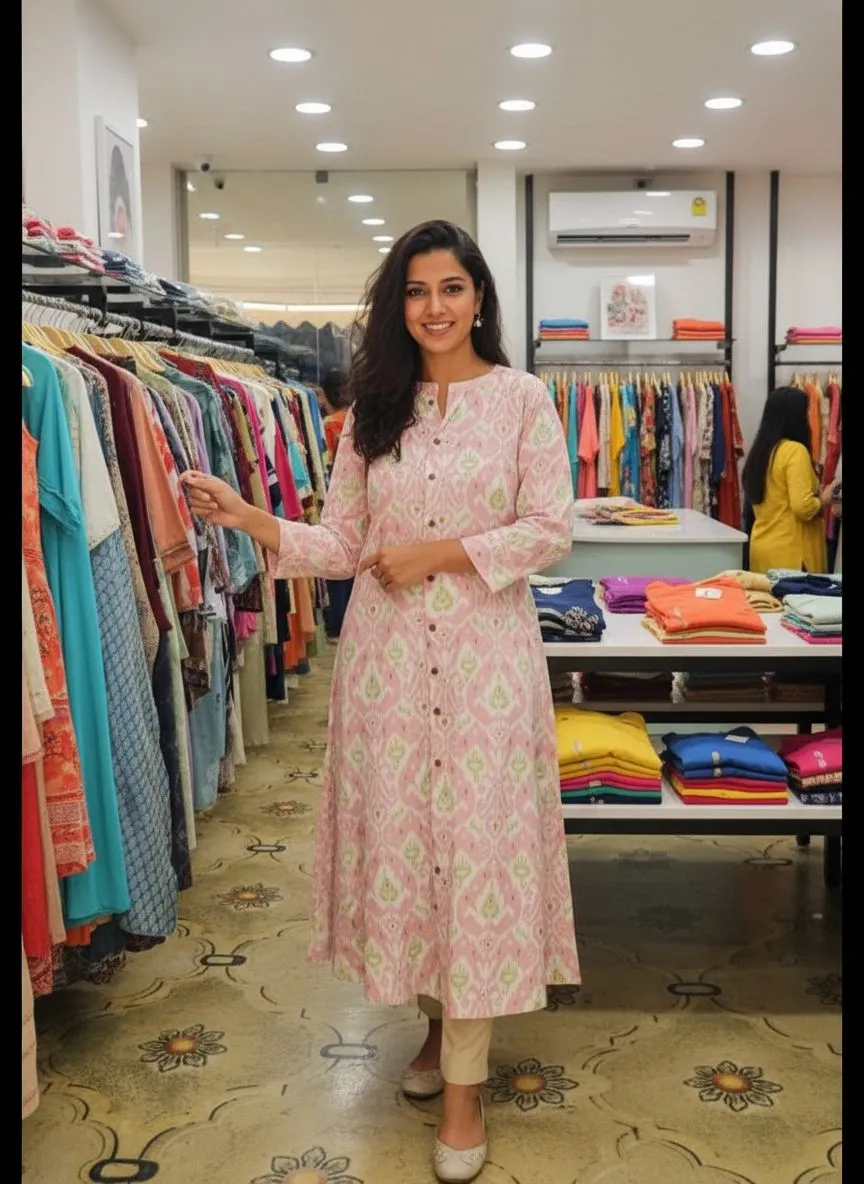 Pastel Pink Kurti