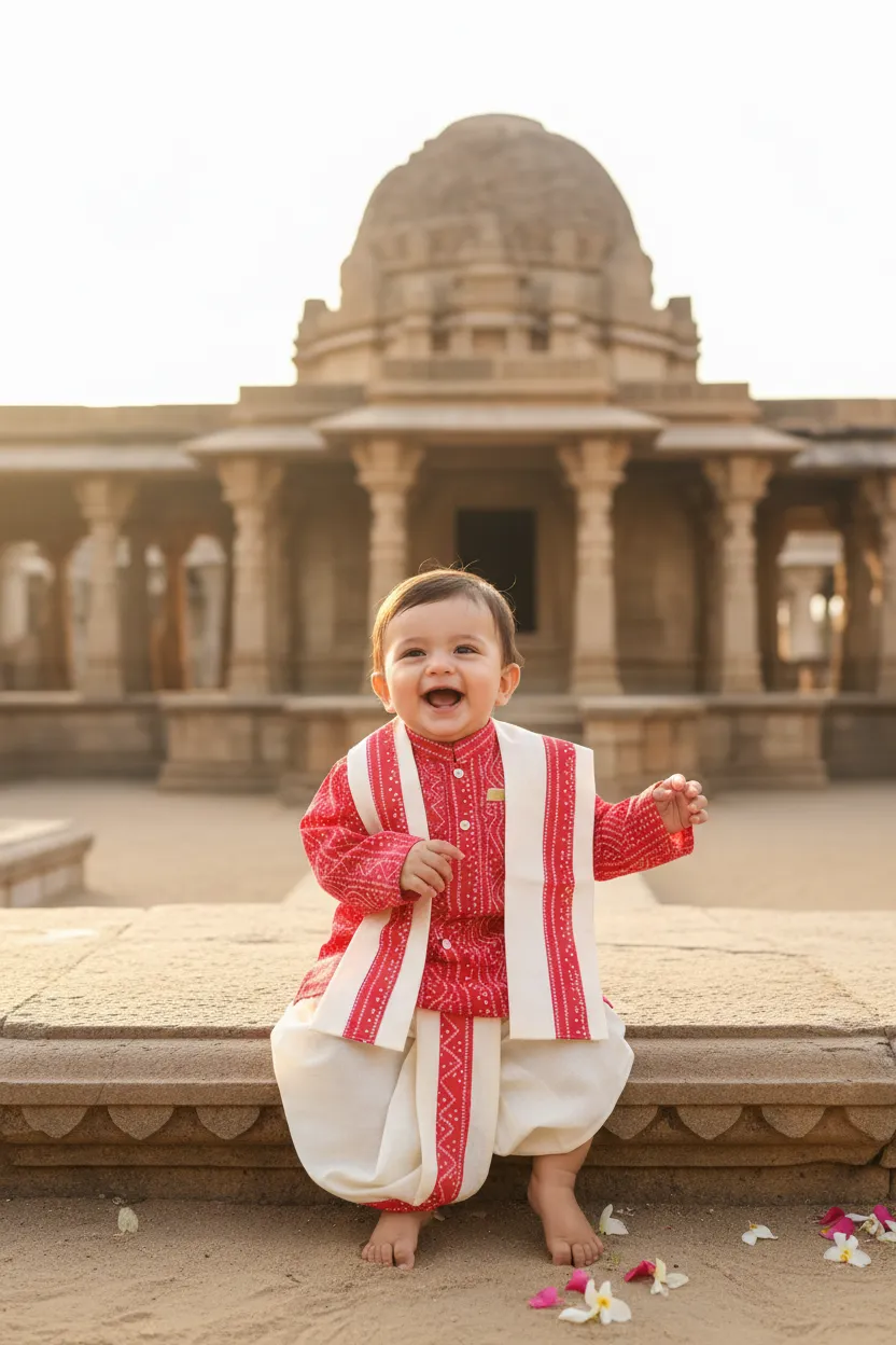 Printed Dhoti Combo