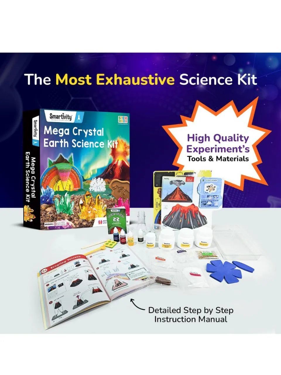 Smartivity Mega Crystal Earth Science Kit view 5