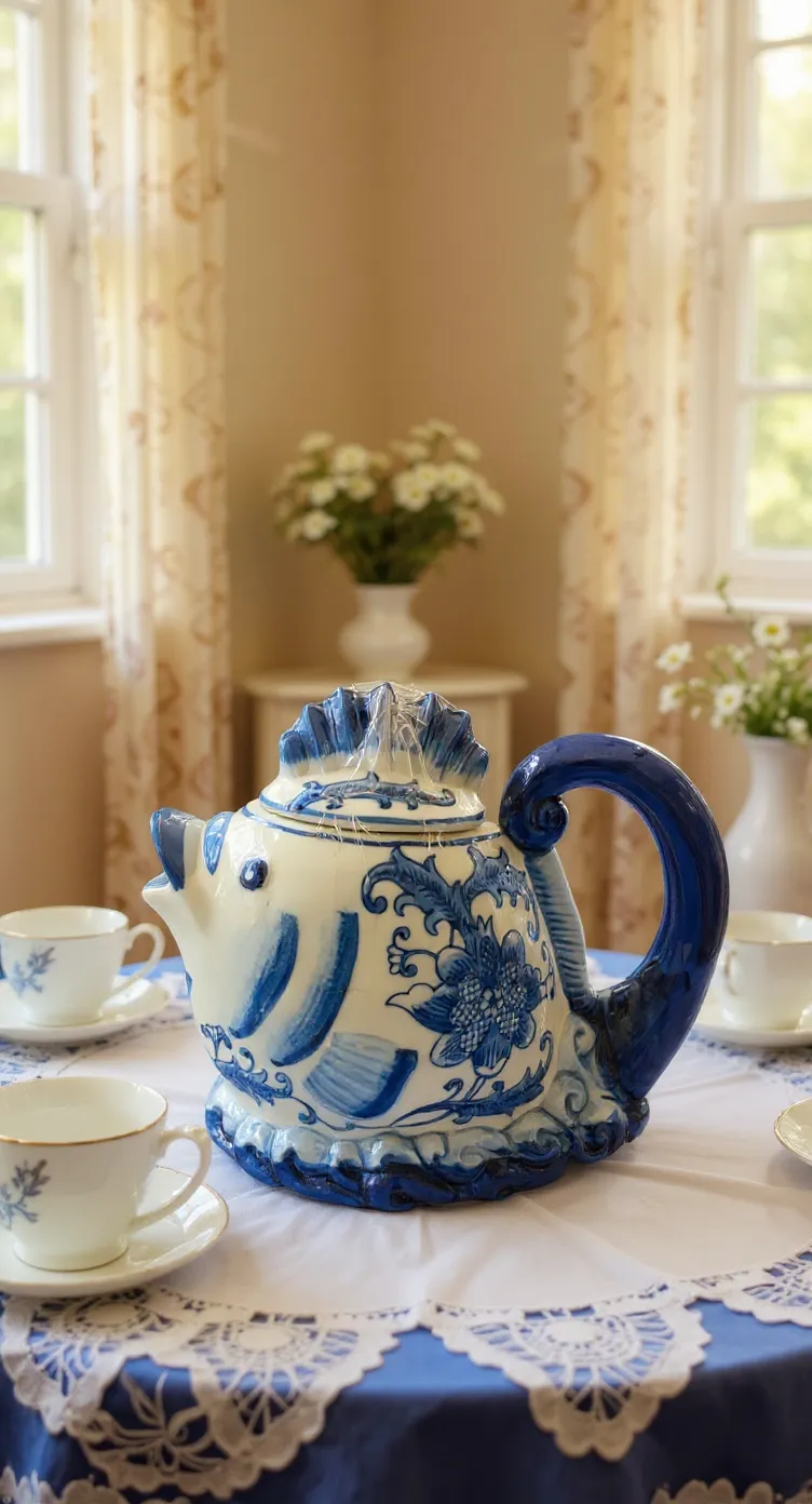 Fish-Shaped Teapot