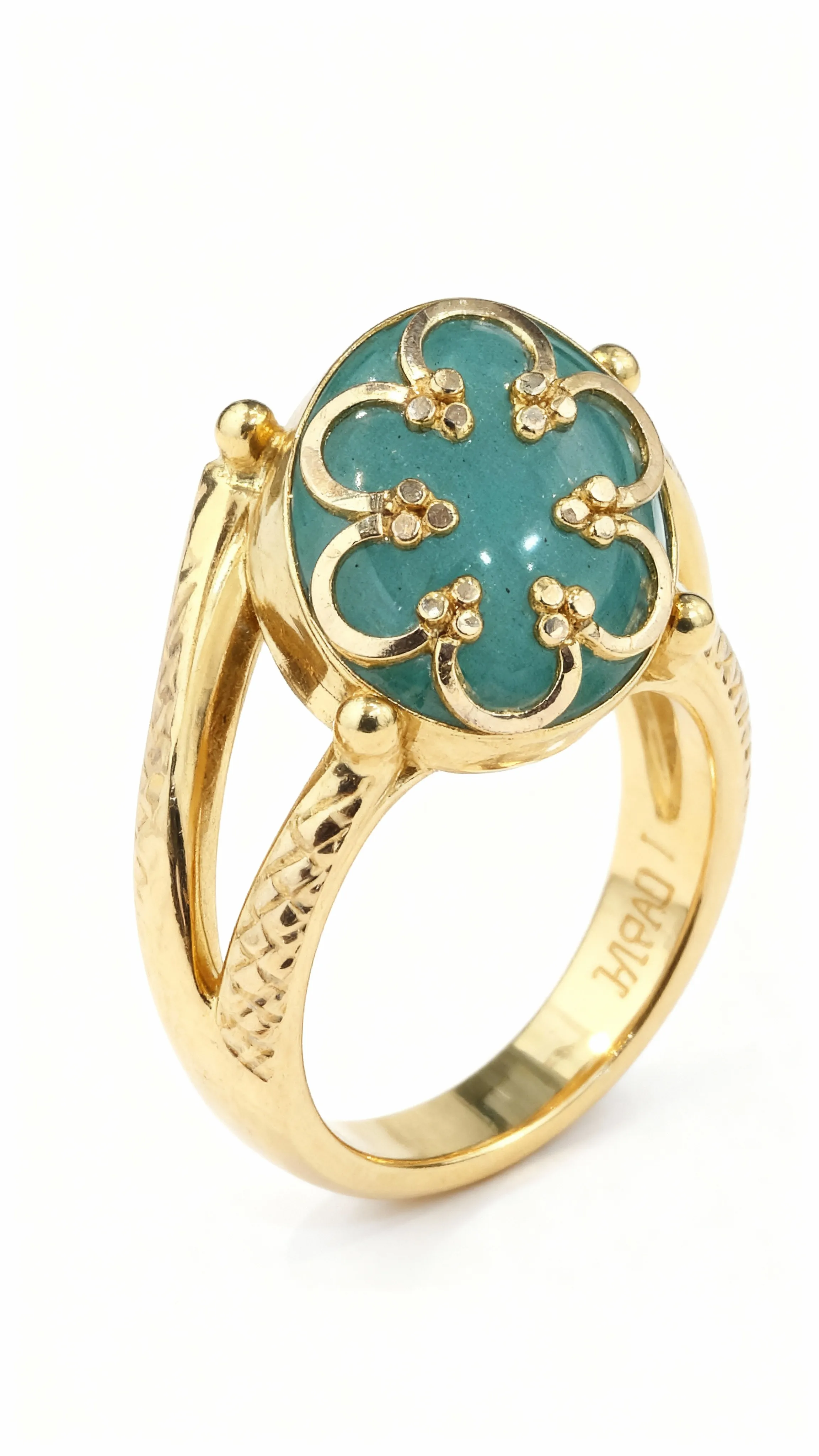Gold Floral Ring