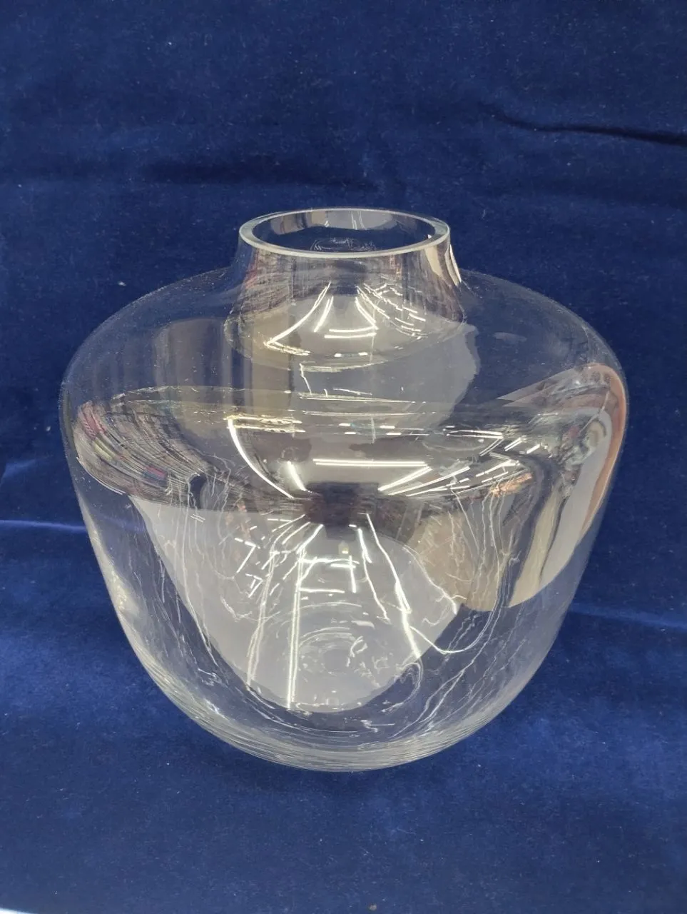 Elegant Clear Glass Vase