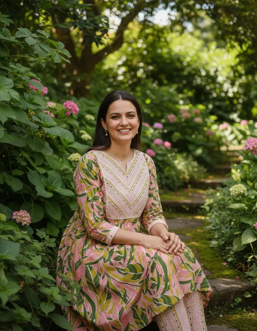 Floral Print Kurti view 2