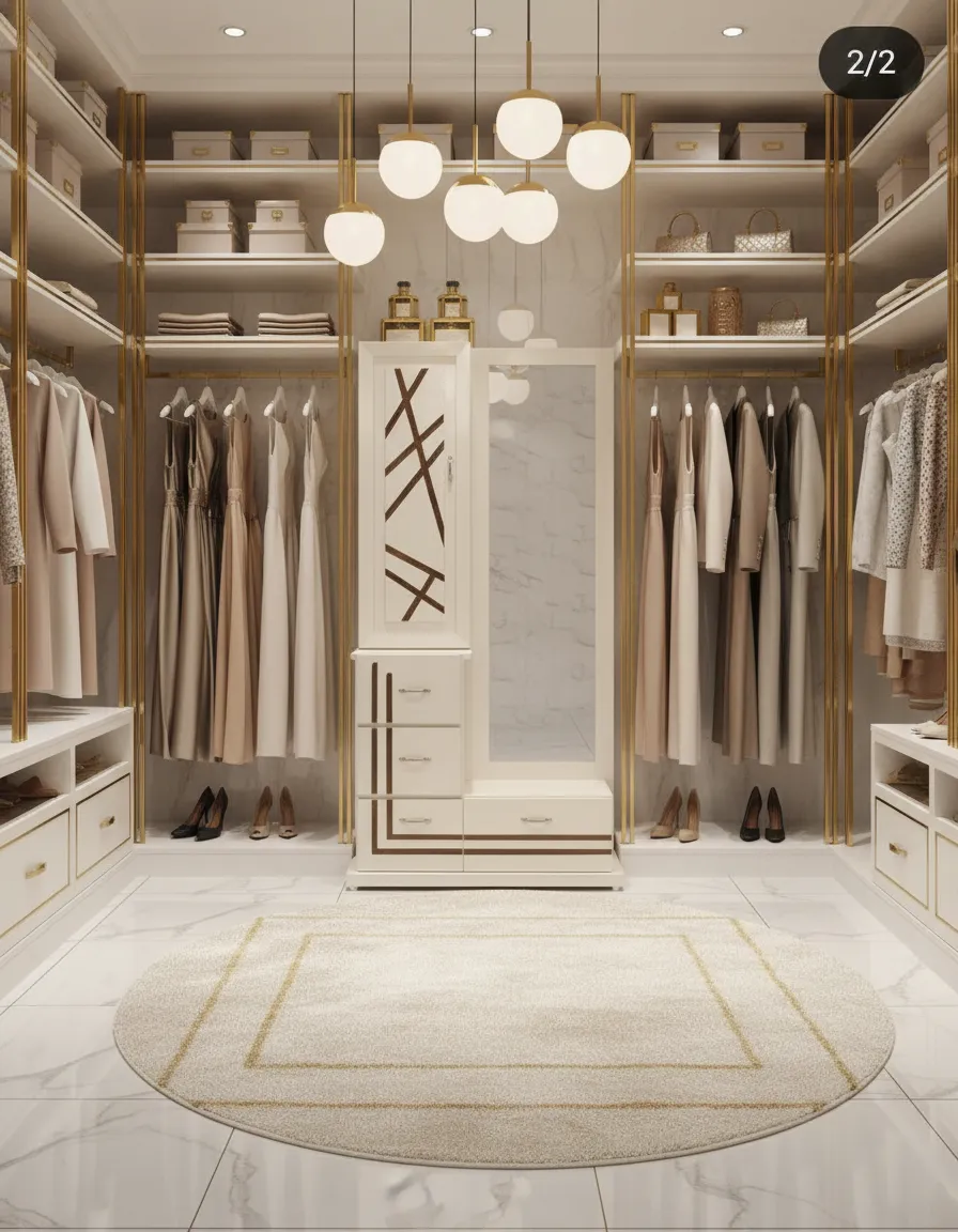 Mirrored Dressing Cabinet