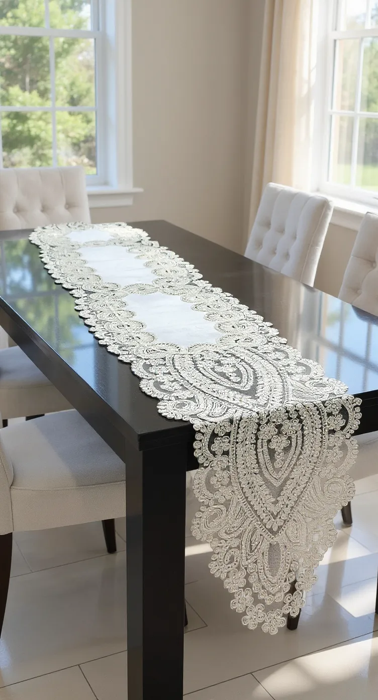 Lace Dining Table Runner