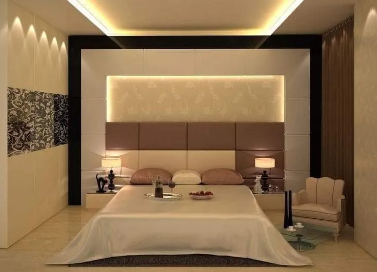 Contemporary Upholstered Bed