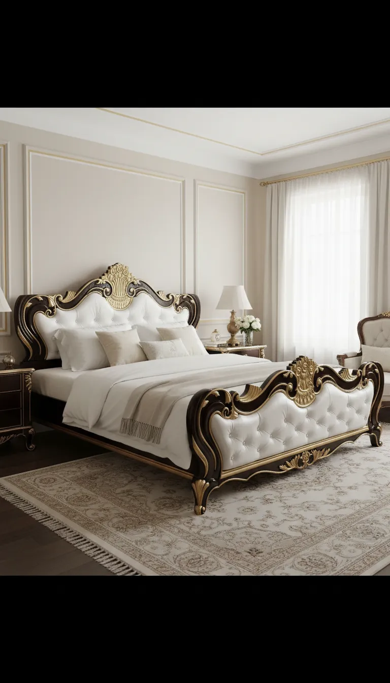 Luxury Tufted Bed Headboard
