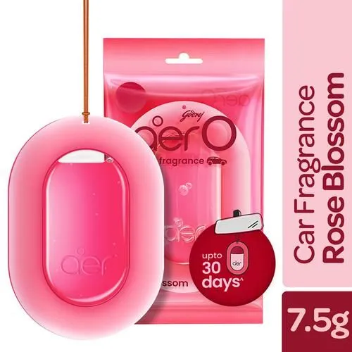 Godrej Aer O Car Air Freshener Rose Blossom 75 g