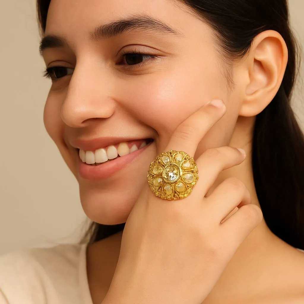 Gold Filigree Ring