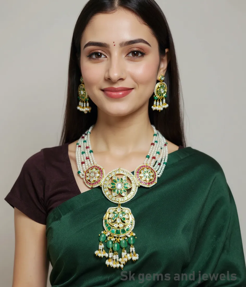 Jadau Kundan Beaded Necklace
