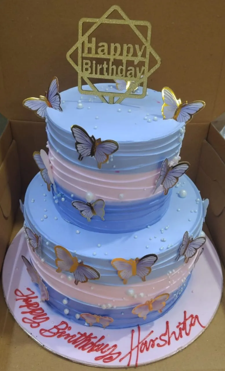 Butterfly Birthday Cake3kg