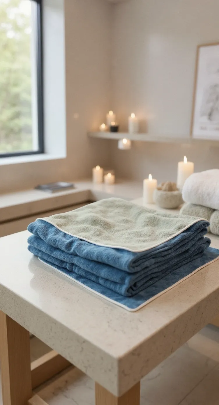 Dual-Color Bath Towel