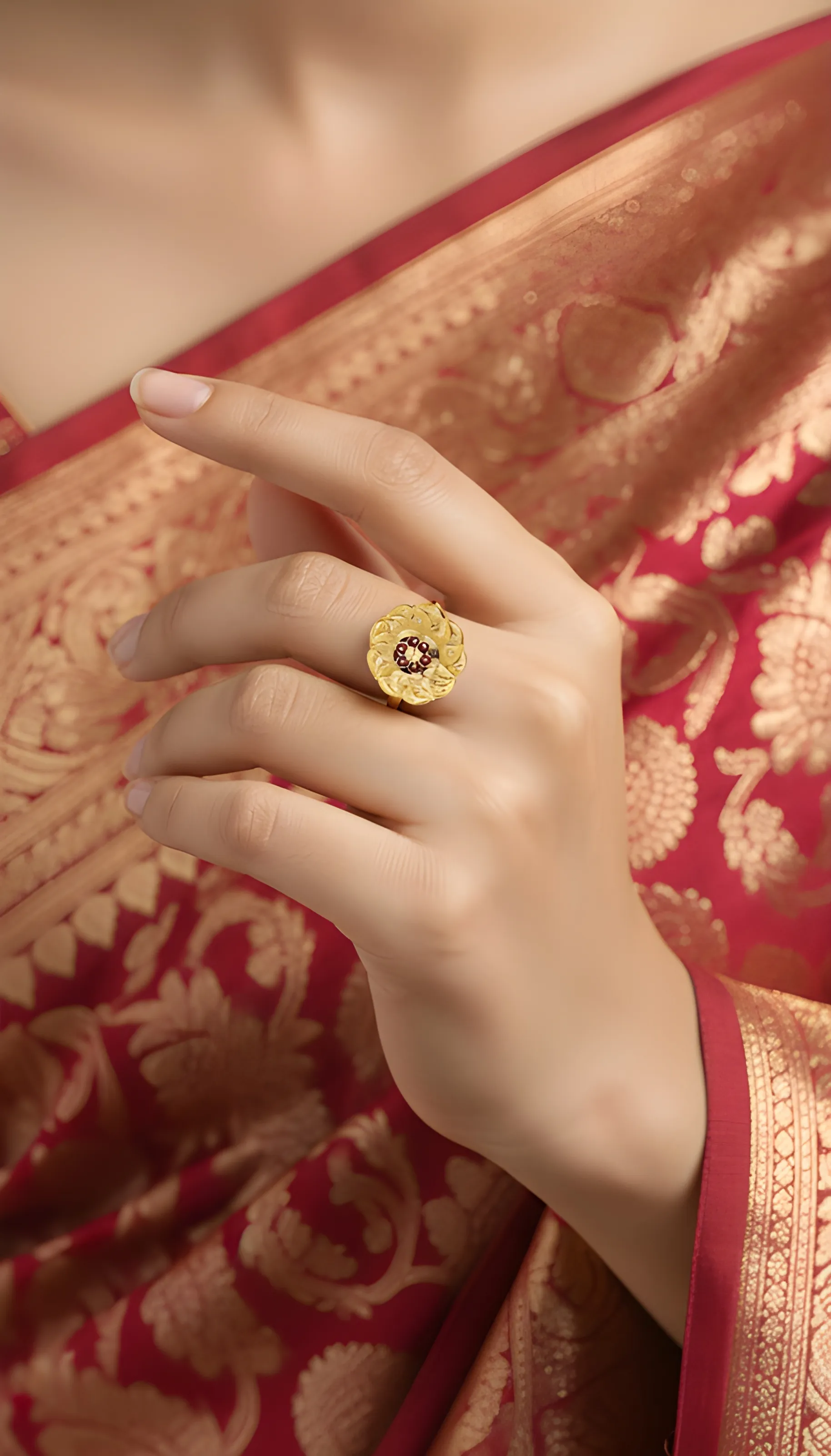 Gold Ornate Ring