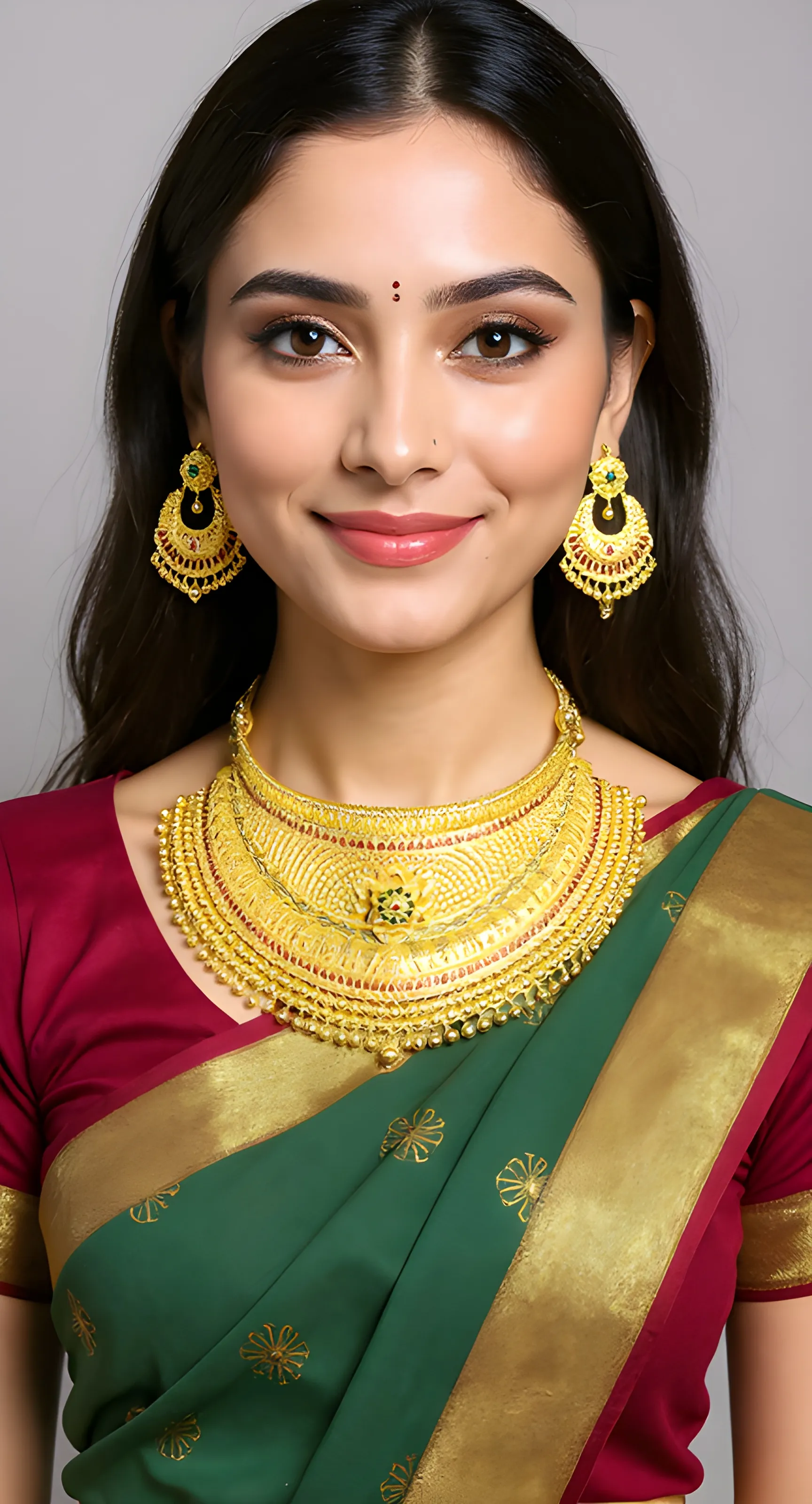 Gold Necklace Set