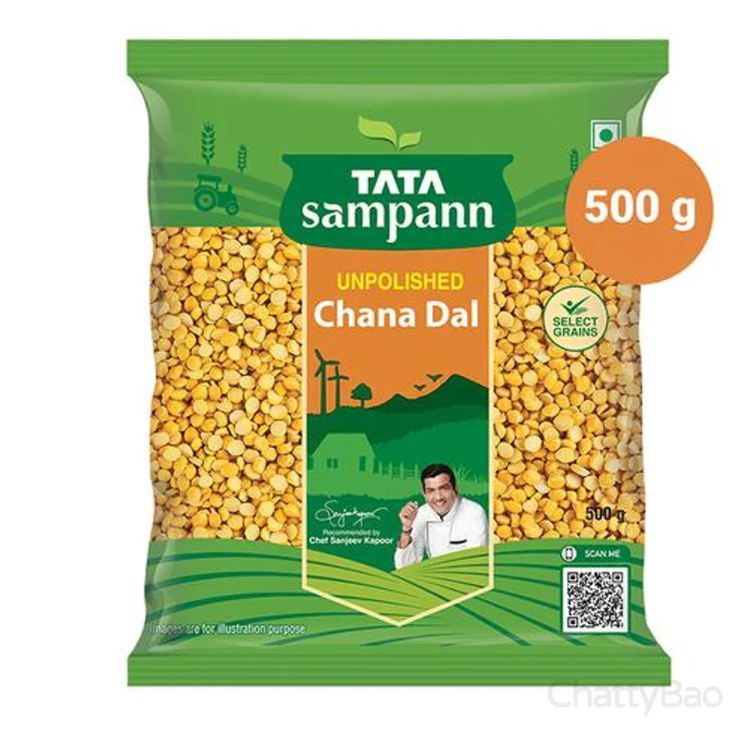 Tata Sampann Unpolished Chana Dal 500 g