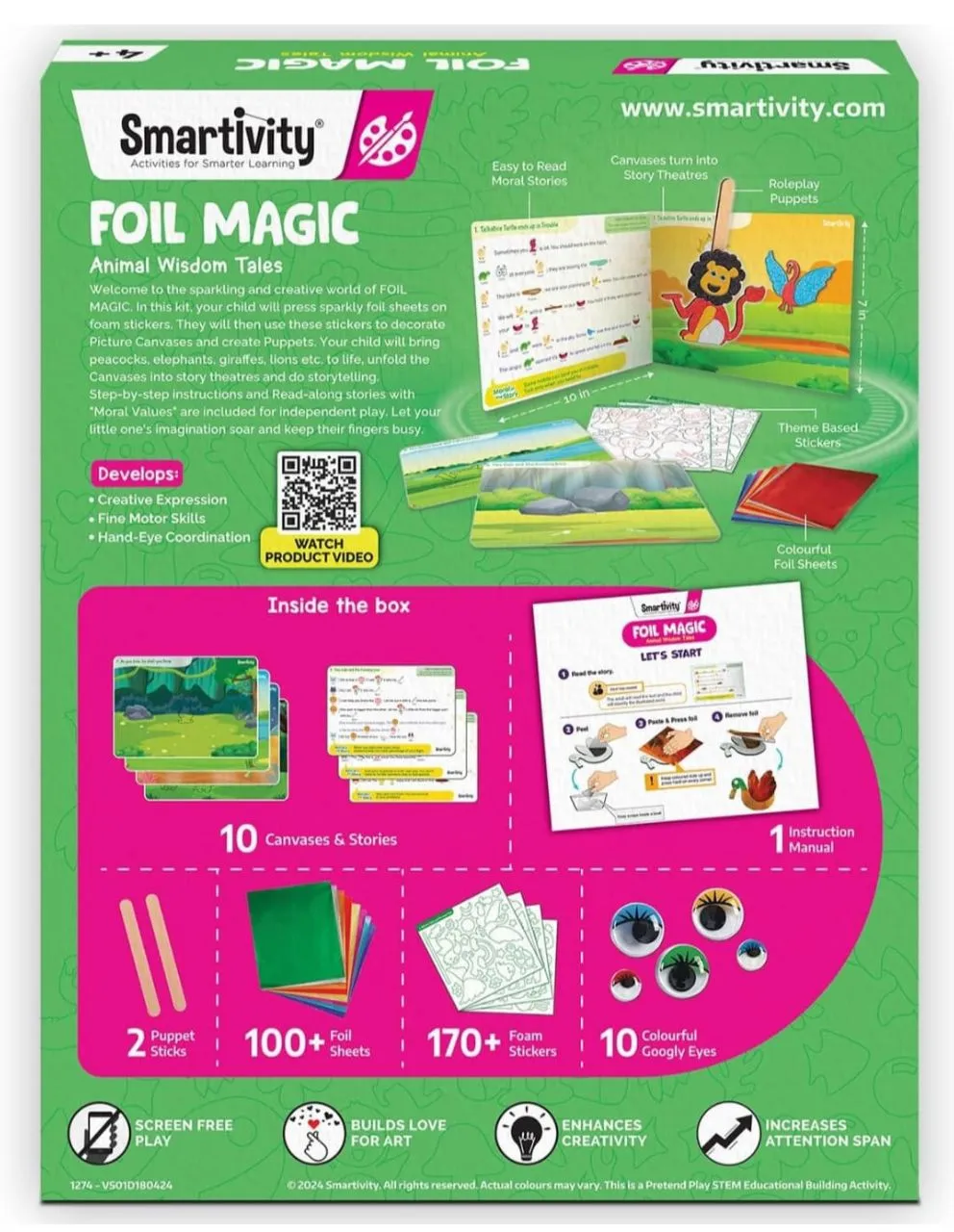 Smartivity Foil Magic Animal Wisdom Tales view 6