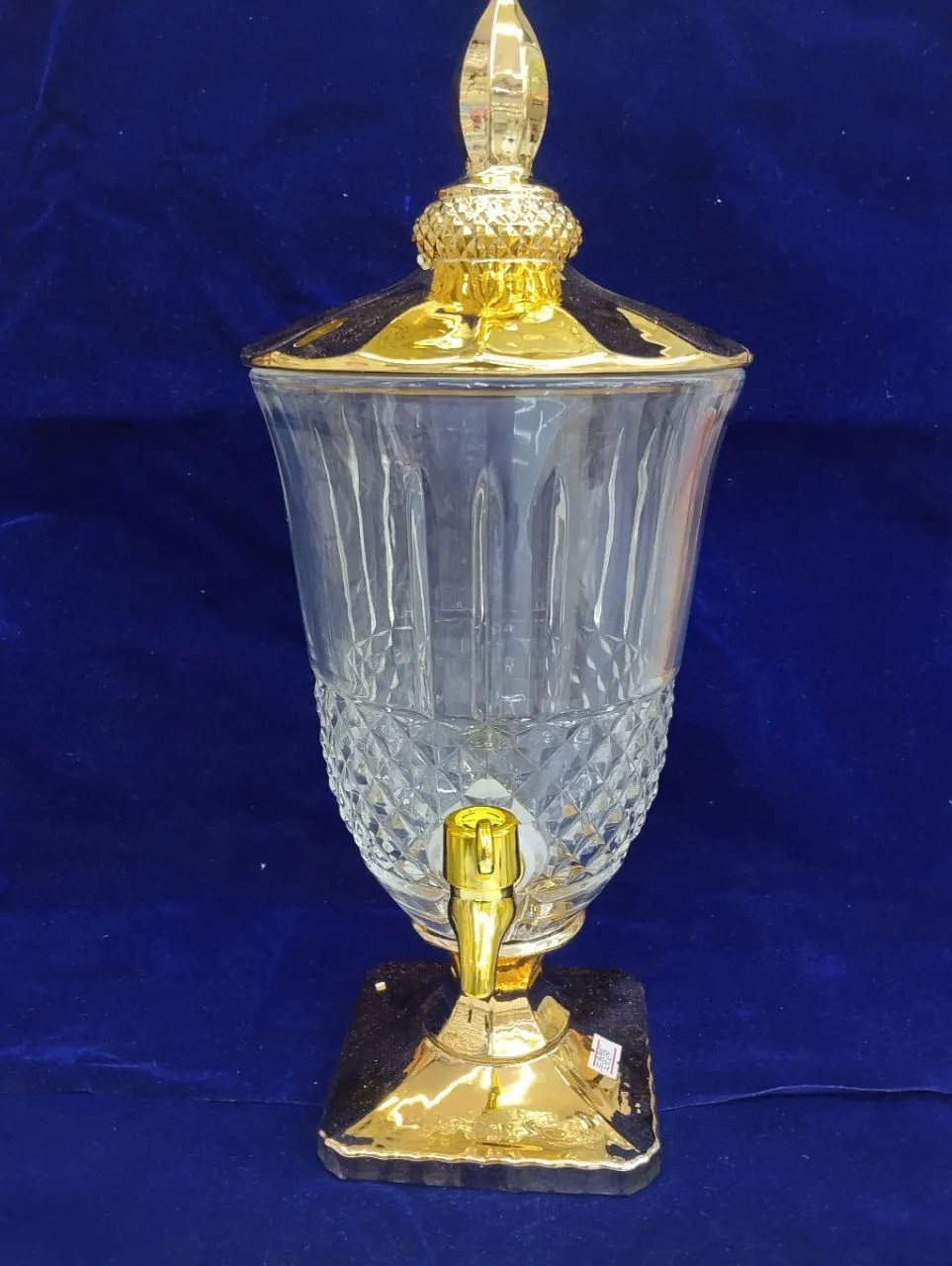 Golden Accent Glass Water Dispenser