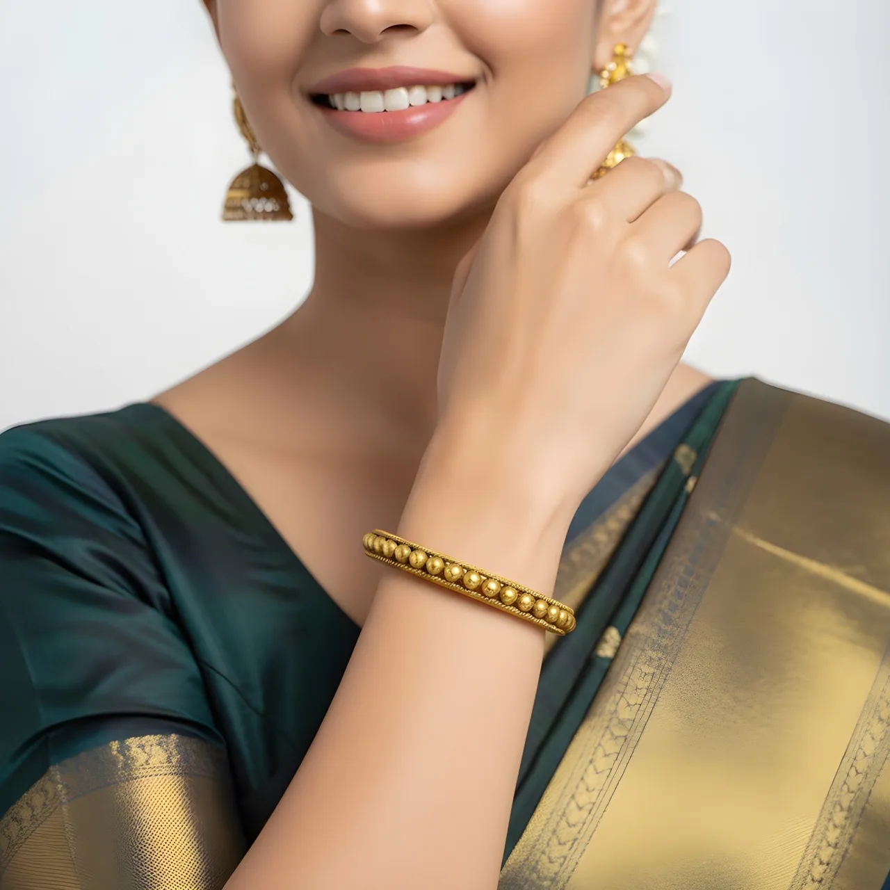 Gold-Plated Traditional Bangles