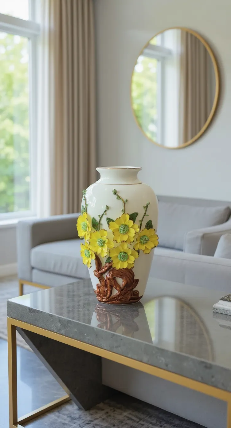 Floral Ceramic Vase luxury