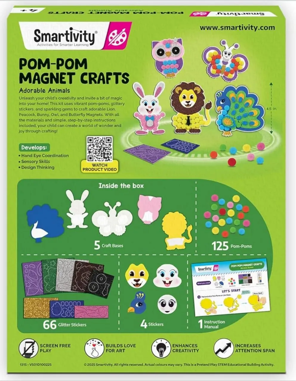 Smartivity Pom-Pom Magnet Crafts view 8
