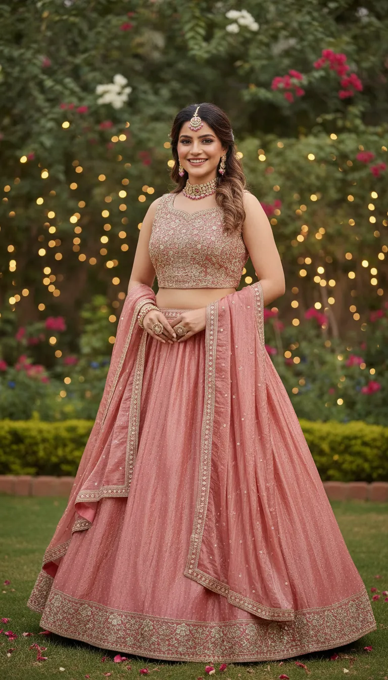 Baby-Pink Lehenga