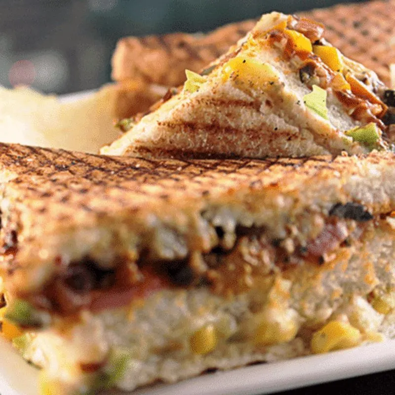 Spicy Paneer Grilled Sandwich