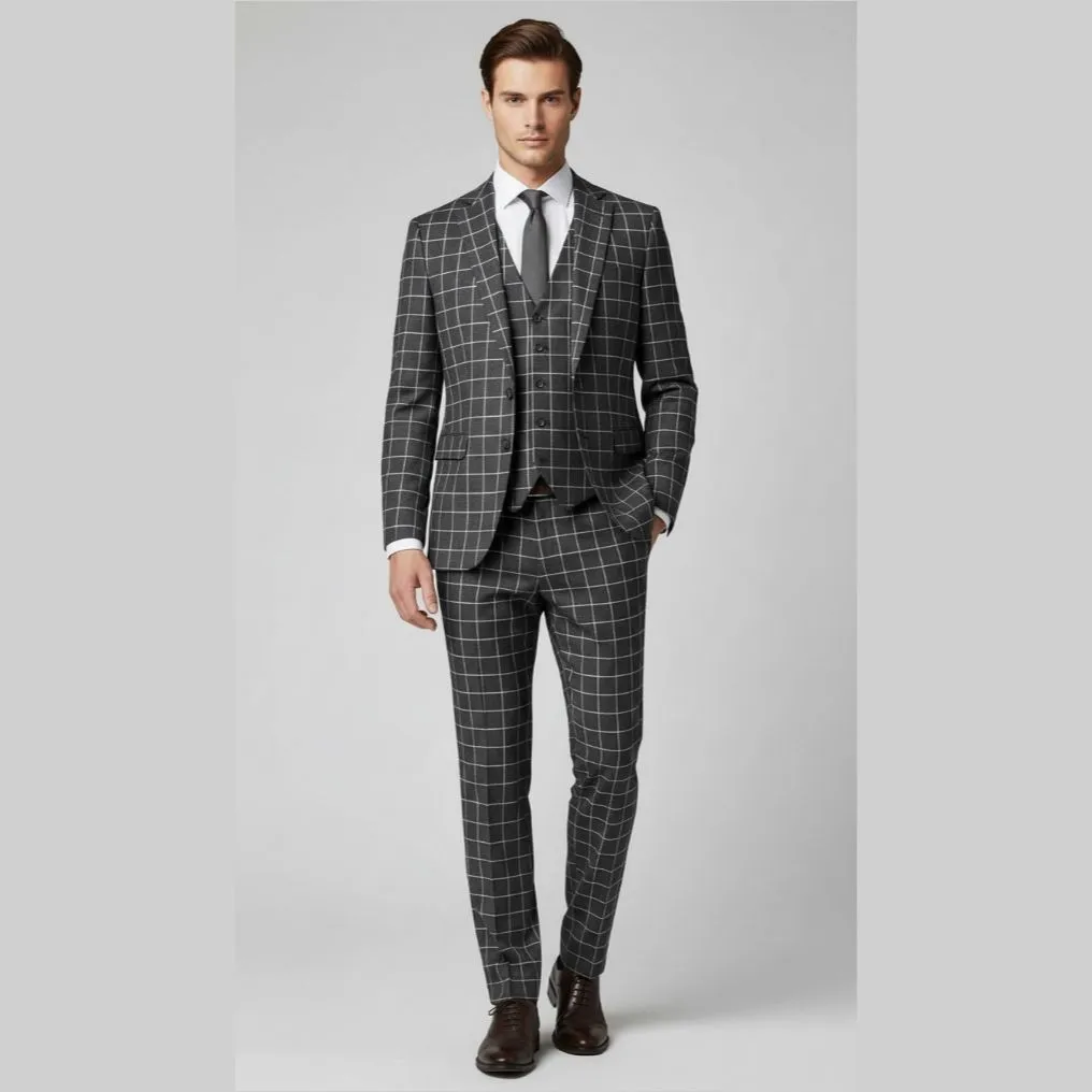 Checked Suit Fabric