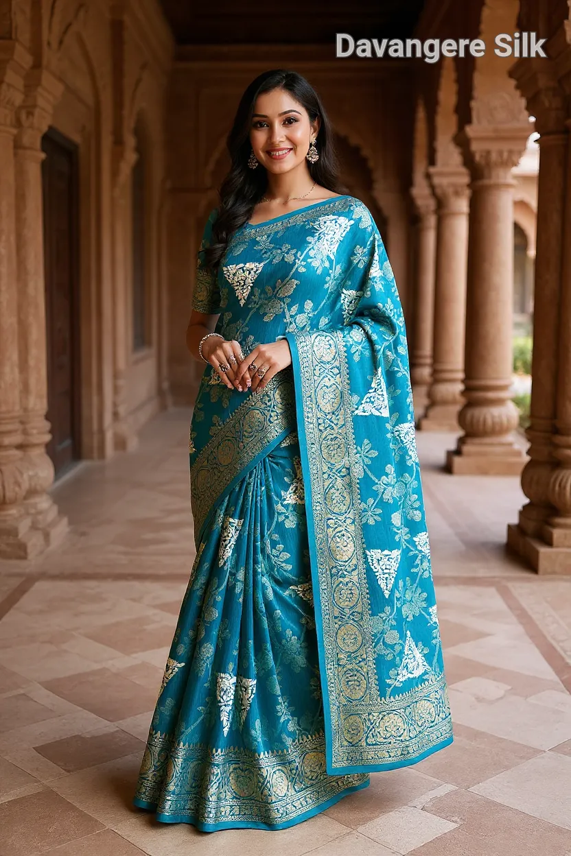 Soft Zari Silk view 5