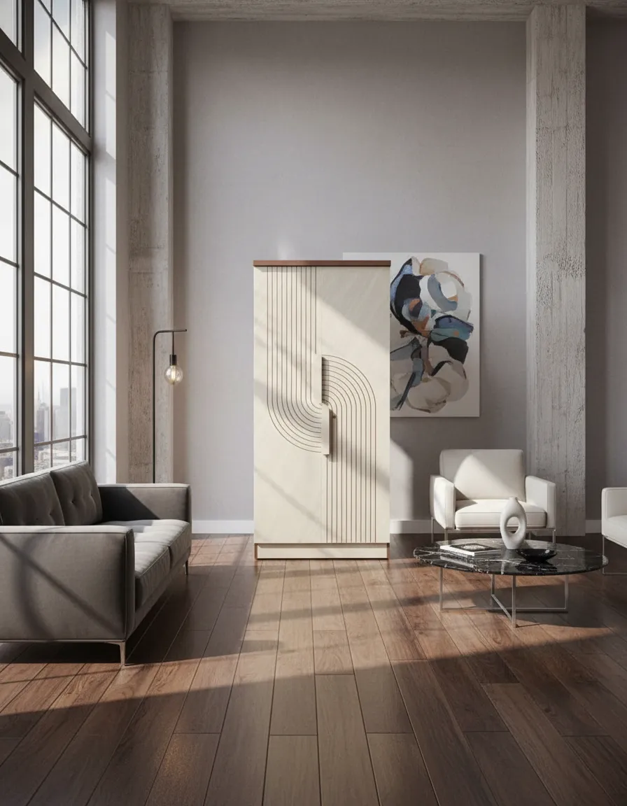 Modern Geometric Wardrobe