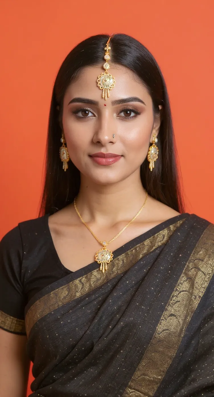Gold Maang Tikka