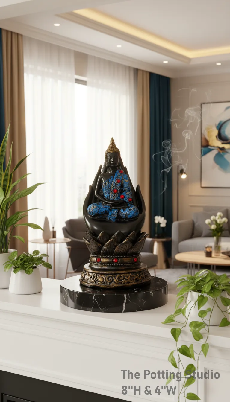 Buddha Statue 8"H& 4"W