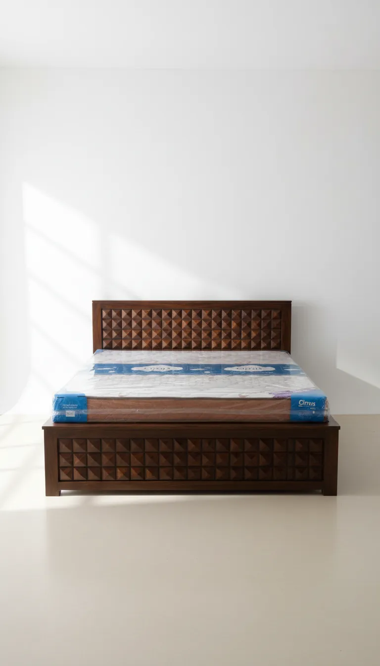 Sheesham Diamond Bed