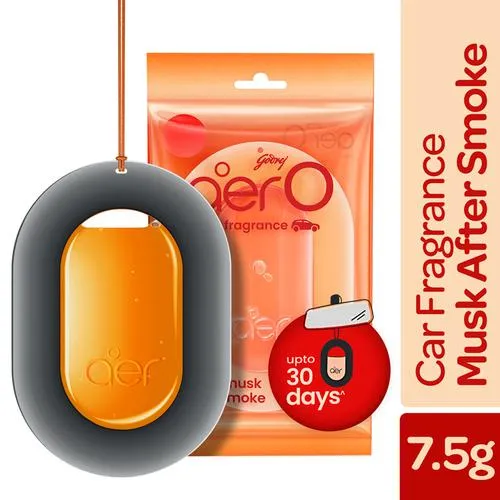 Godrej Aer O Car Air Freshener Musk After Smoke 75 g
